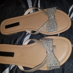 INC Mabae Bow Sandals